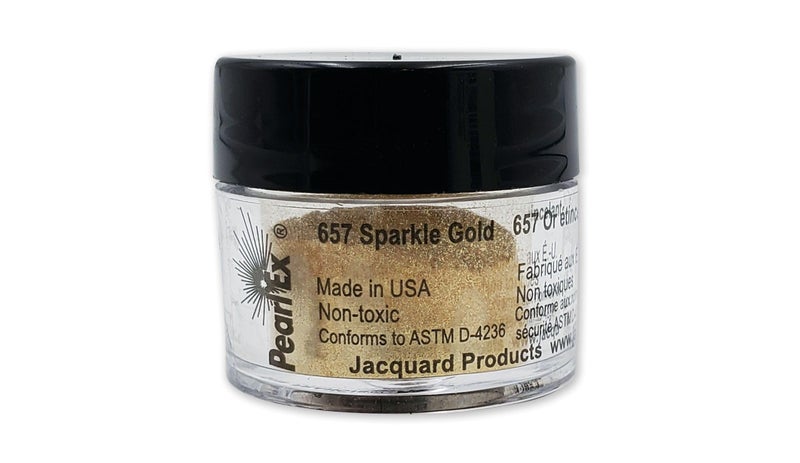 Jacquard Pearl Ex 3 gram #657 Sparkle Gold - Image 1